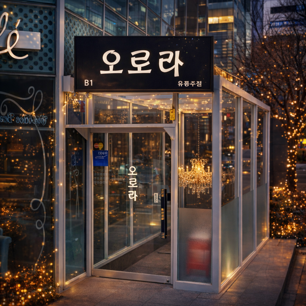 강남 오로라 · 공개 전시 이미지